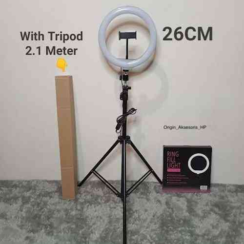 Selfie tripod light