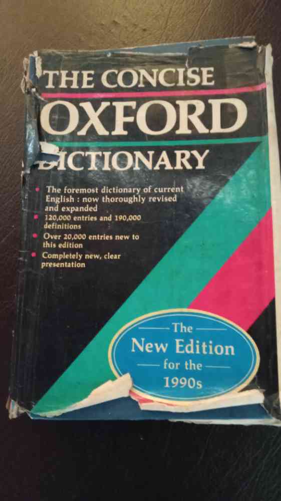 Concise oxford dictionary 8th edition