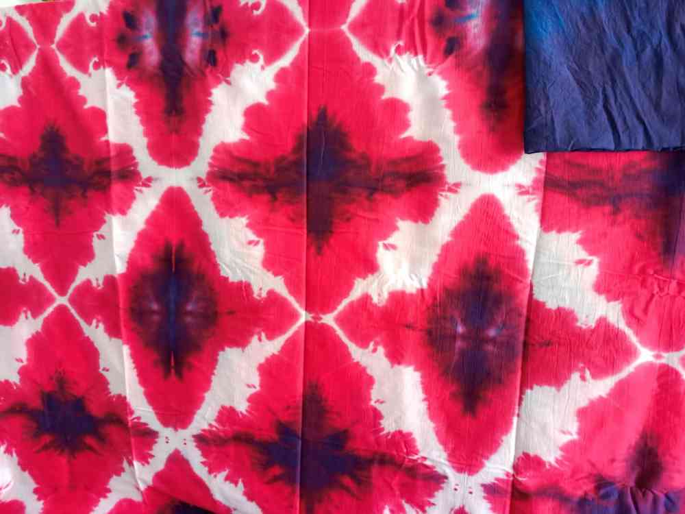 Tie & dye batik saree