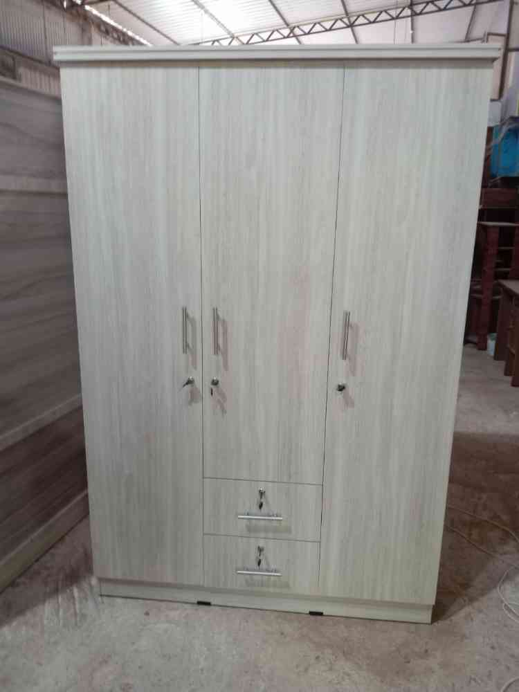 3 Door melomine wardrobe