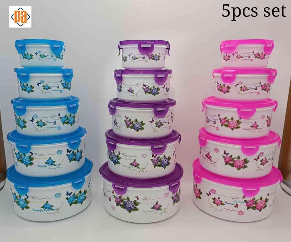05 Pcs Airtight good quality storage box set