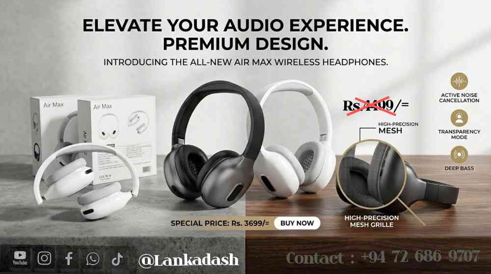 Max pro wireless bluetooth 5.3 headphone headset