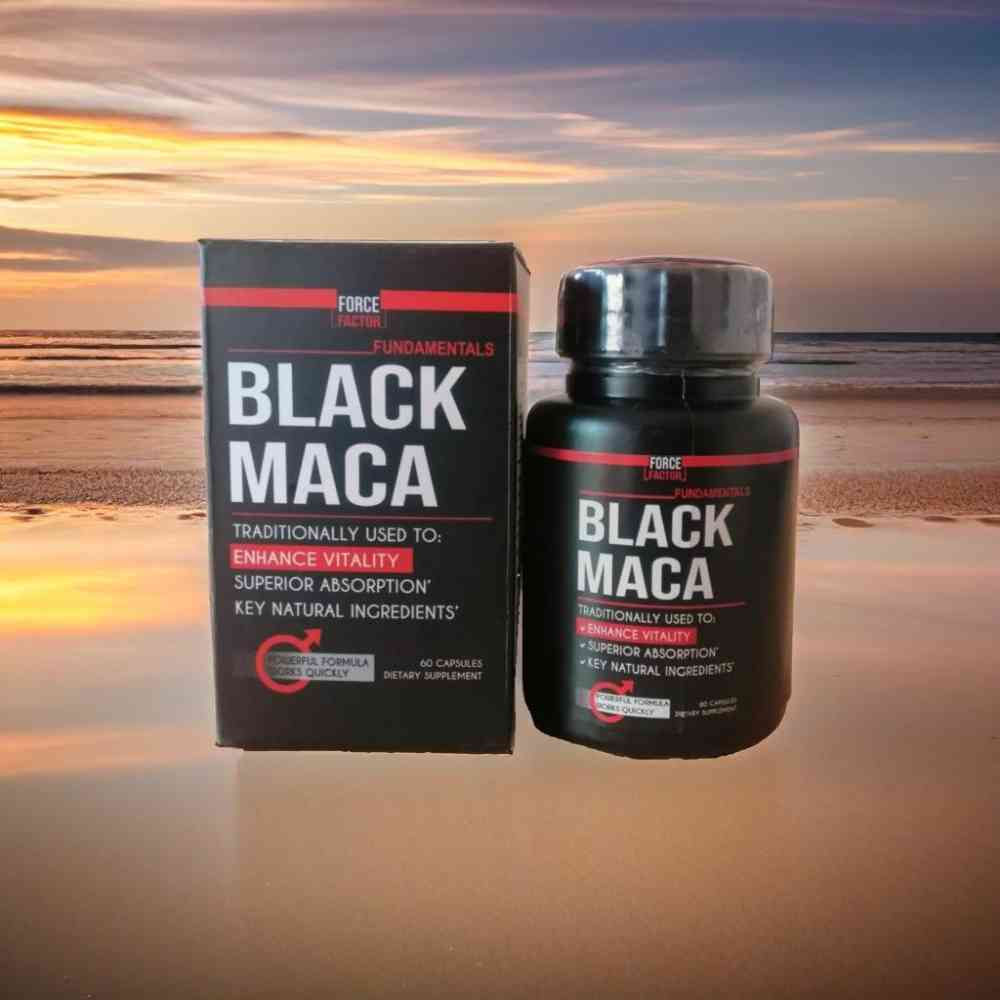 Force factor black maca 60 capsules