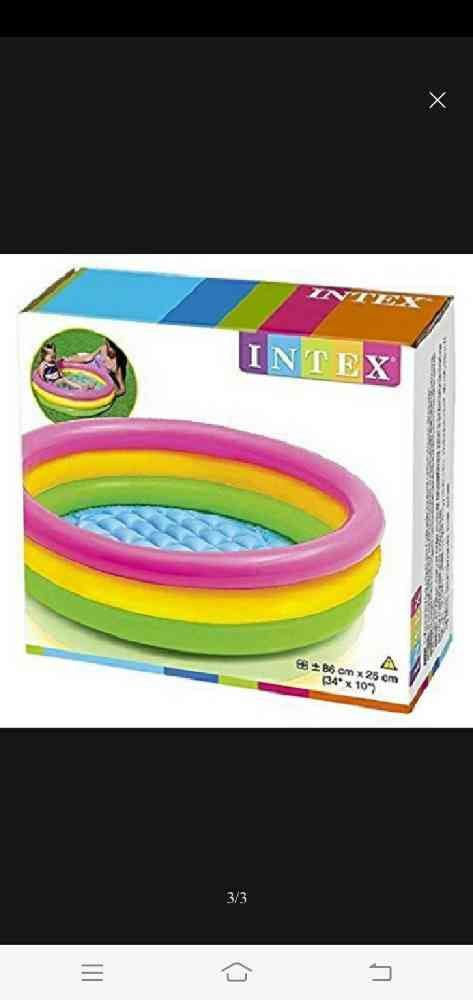 Intex kides swimming pool