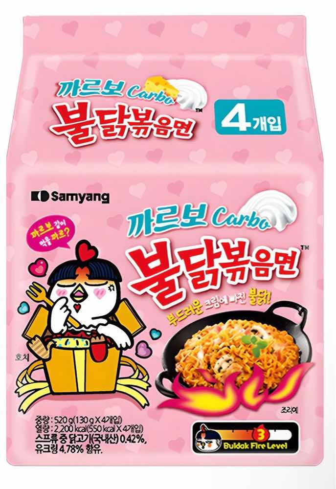 Samyang buldak carbonara ramen family pack