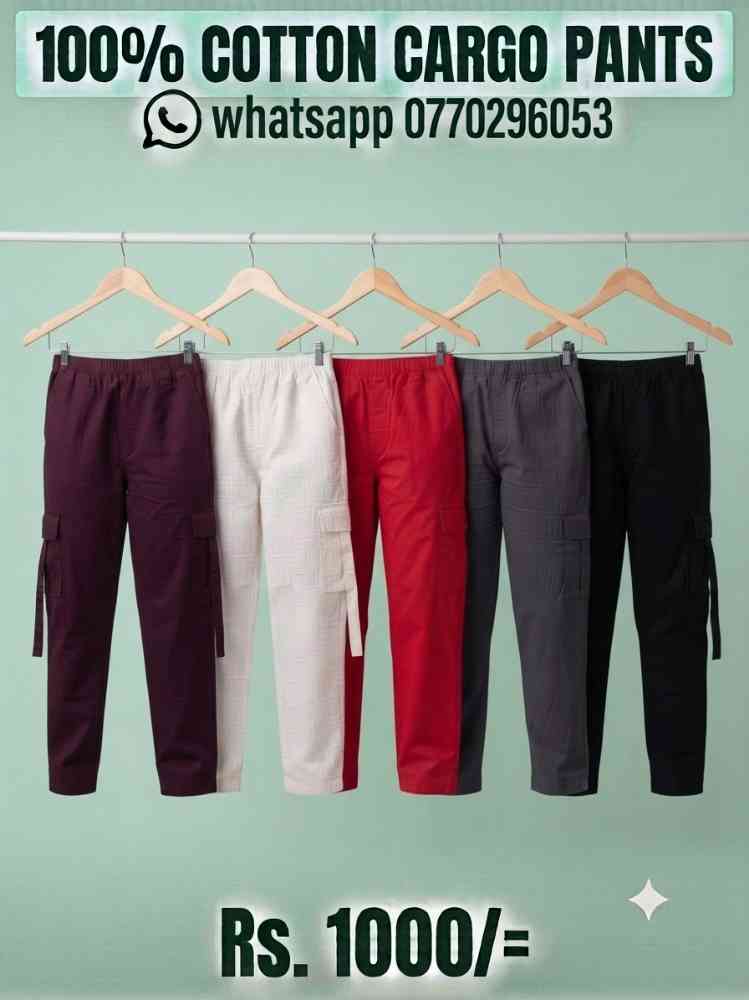 Cotton cargo pants