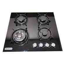HappyHome glass top 4 burner gas cooker