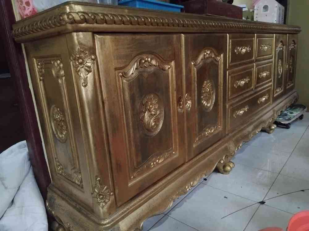 Gold cabinet