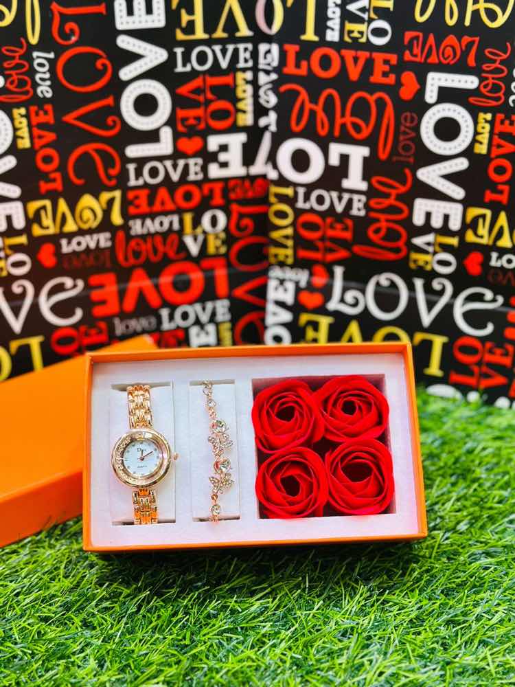 Ladies watch with bracelet
