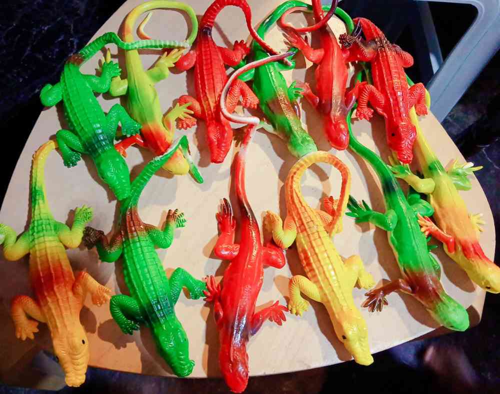 Nature explorers rubber lizard toys