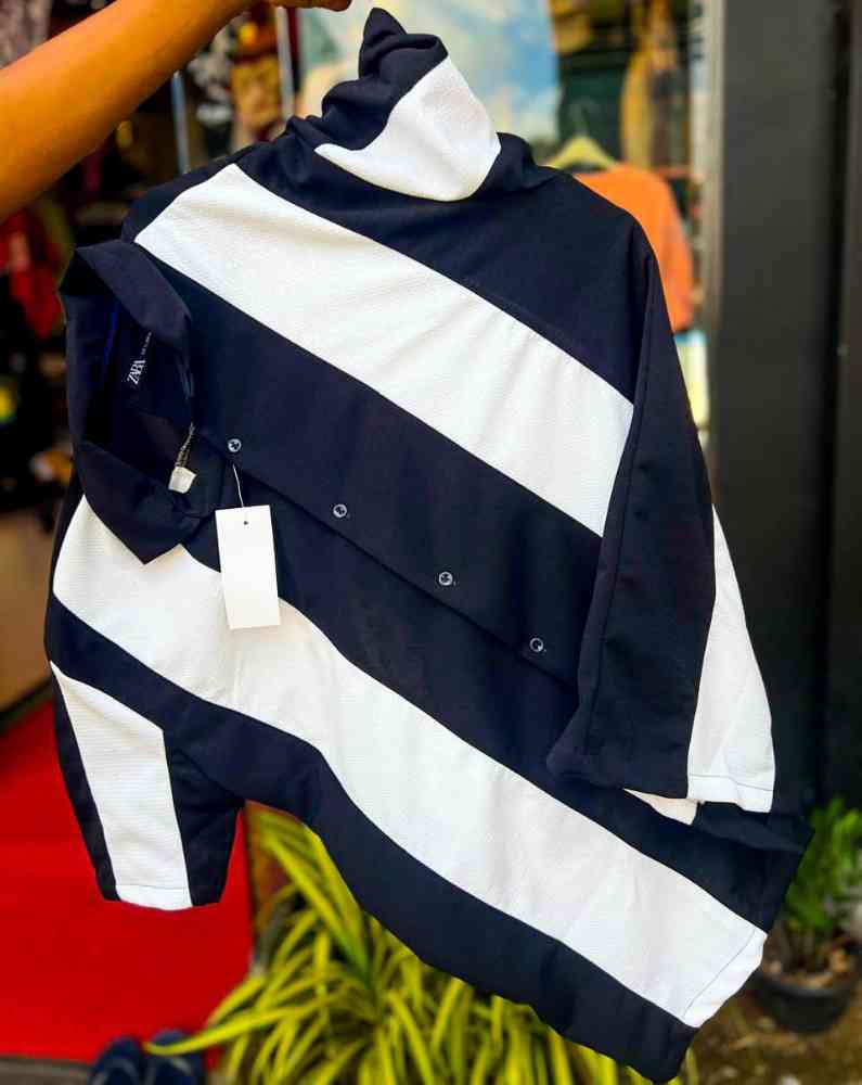 Boy's two tone popcorn shirt