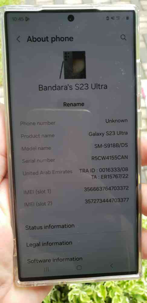 Samsung S 23 ultra