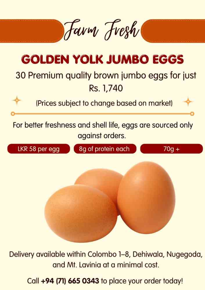 Jumbo eggs