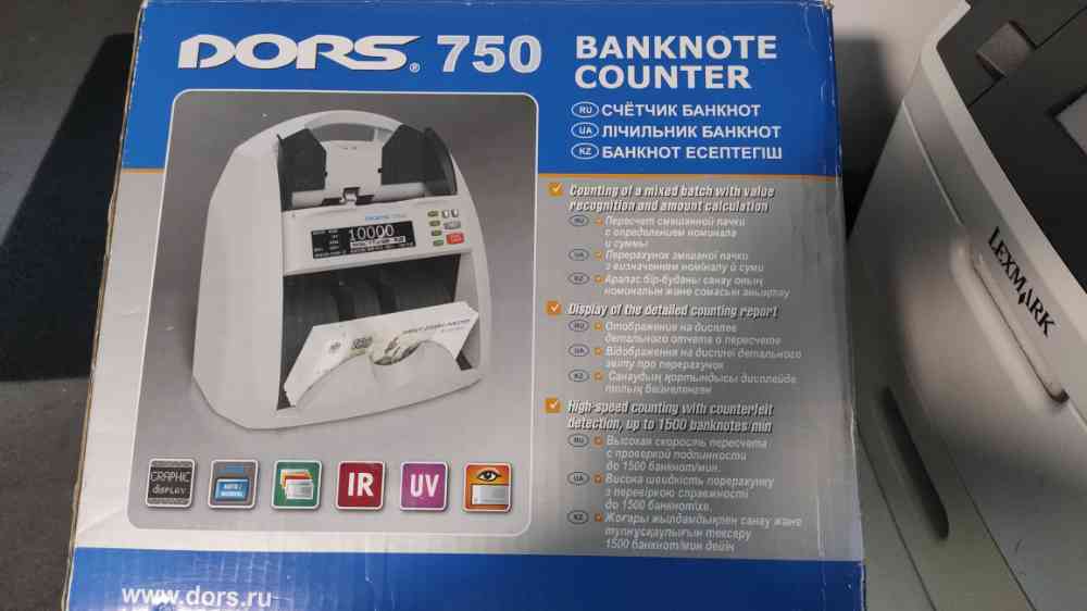 Dors 750 banknote counter for sale