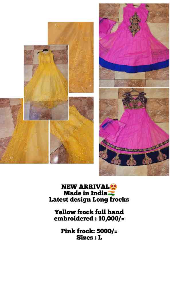 Party wear long frocks for sale