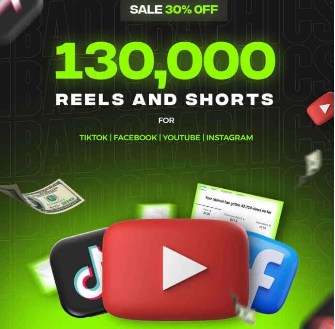 Reels and shorts collection pack