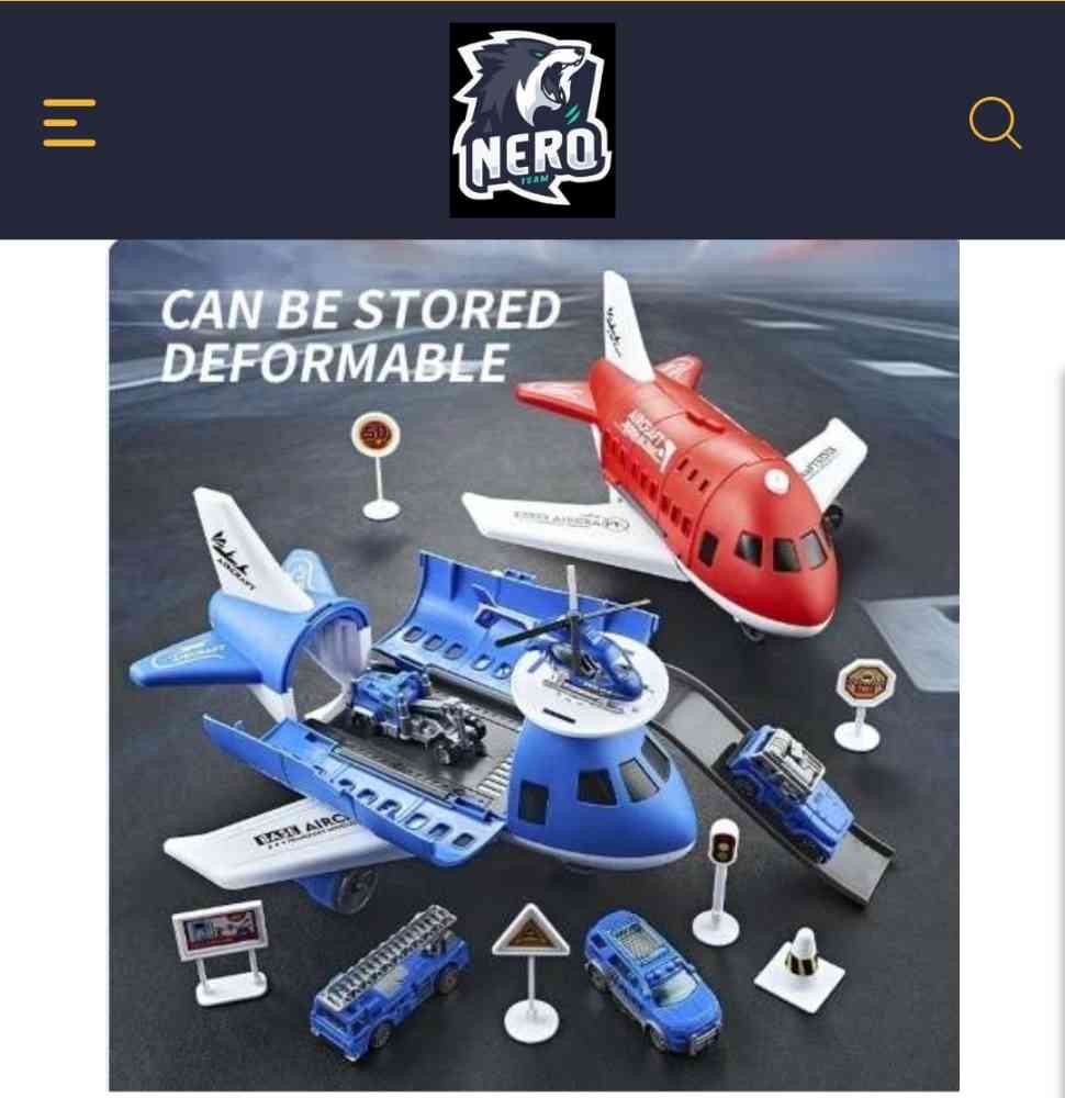 Transfomable airplane set
