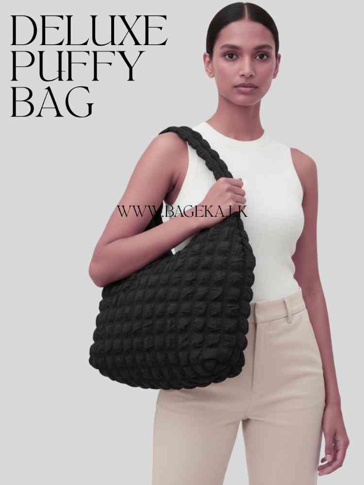 Tote bubble textured hobo bags