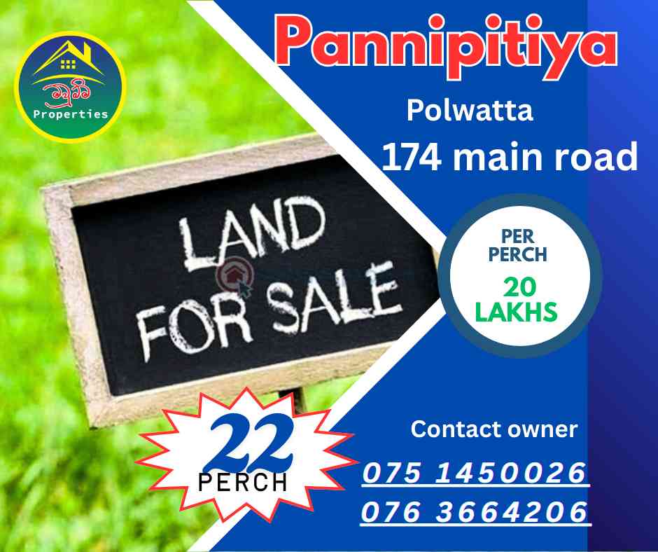 Land for sale in pannipitiya