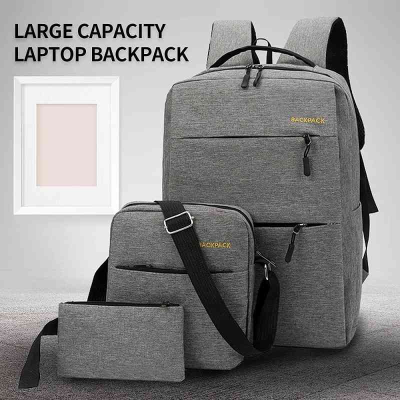 3 Pcs travel backpack