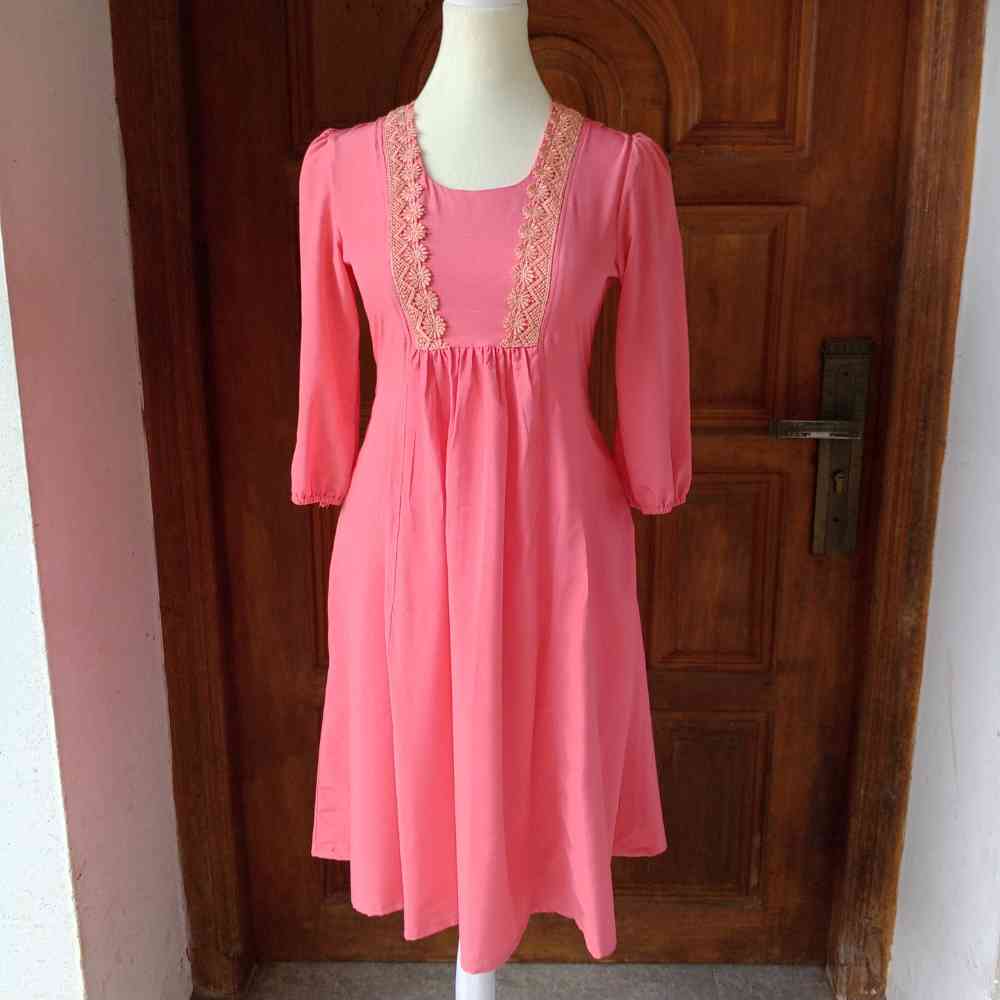 Pink dress