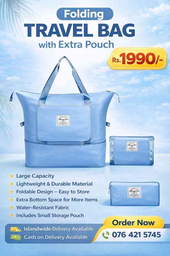 Traveling bag with extra pouch