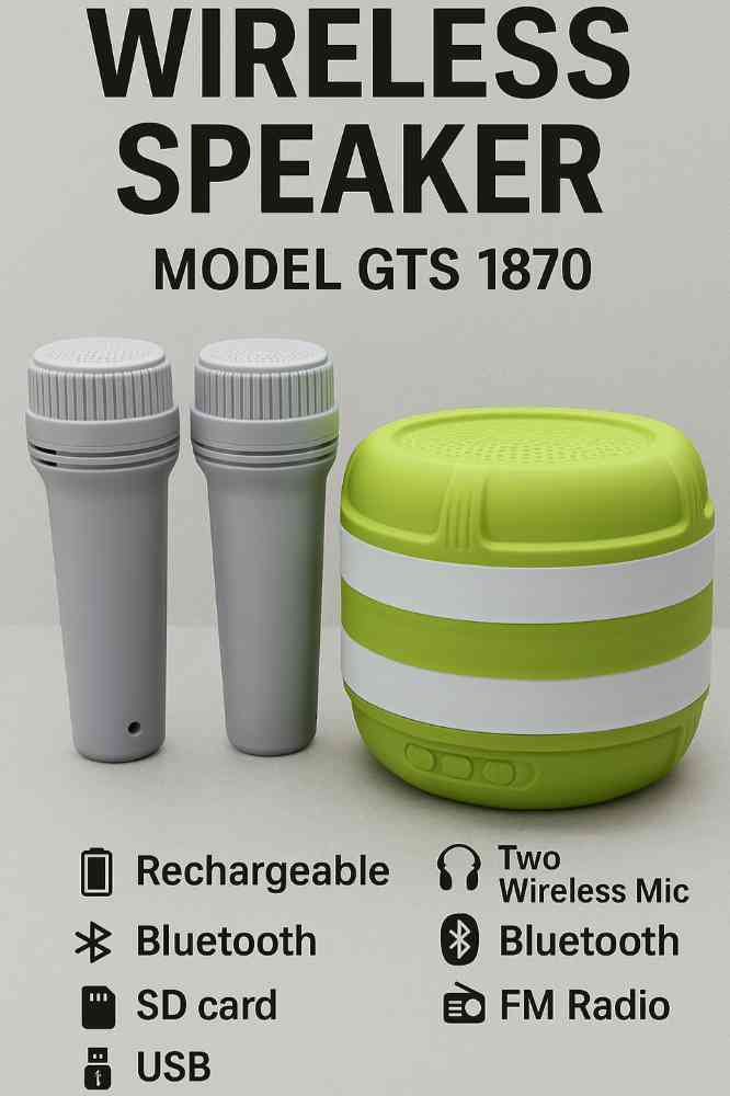 Gts 1870 wireless bluetooth speaker
