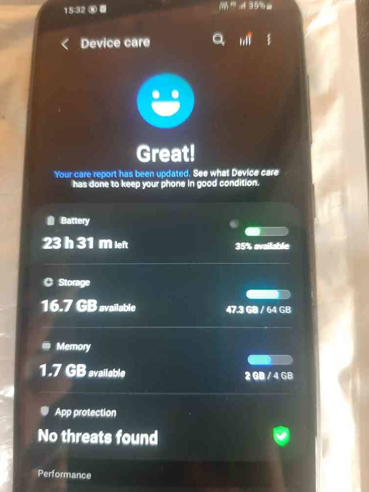 Samsung A04 4gb 64 used for sale