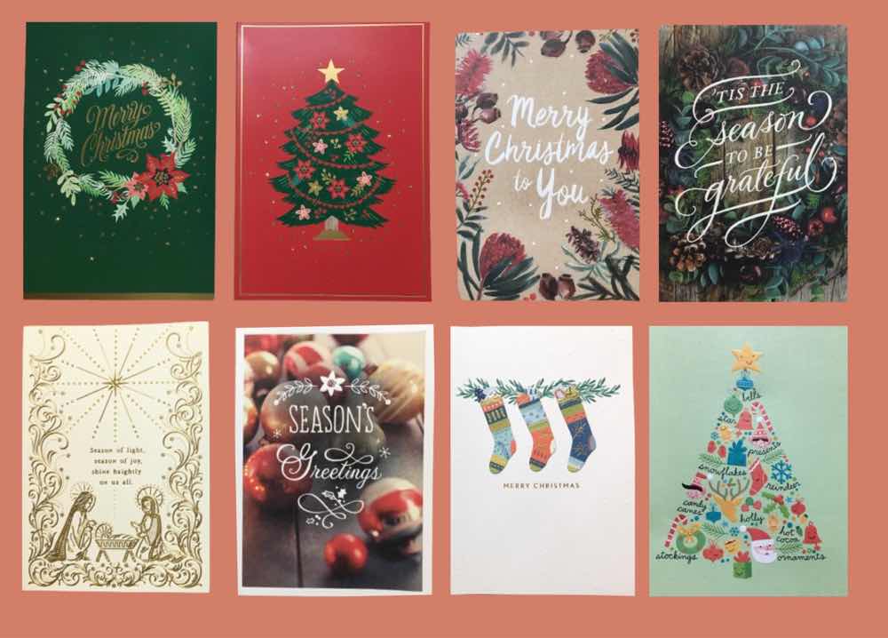 Christmas cards for sale