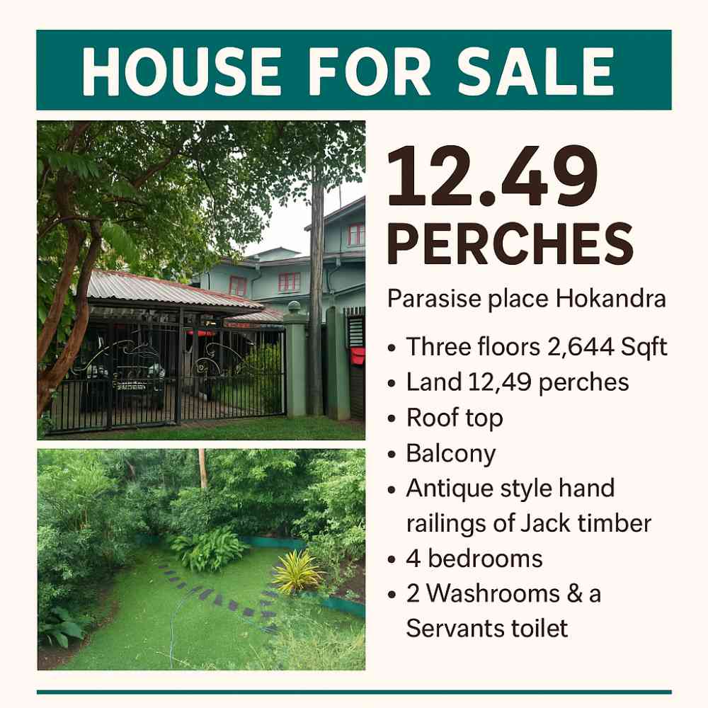 House for sale in hokandara