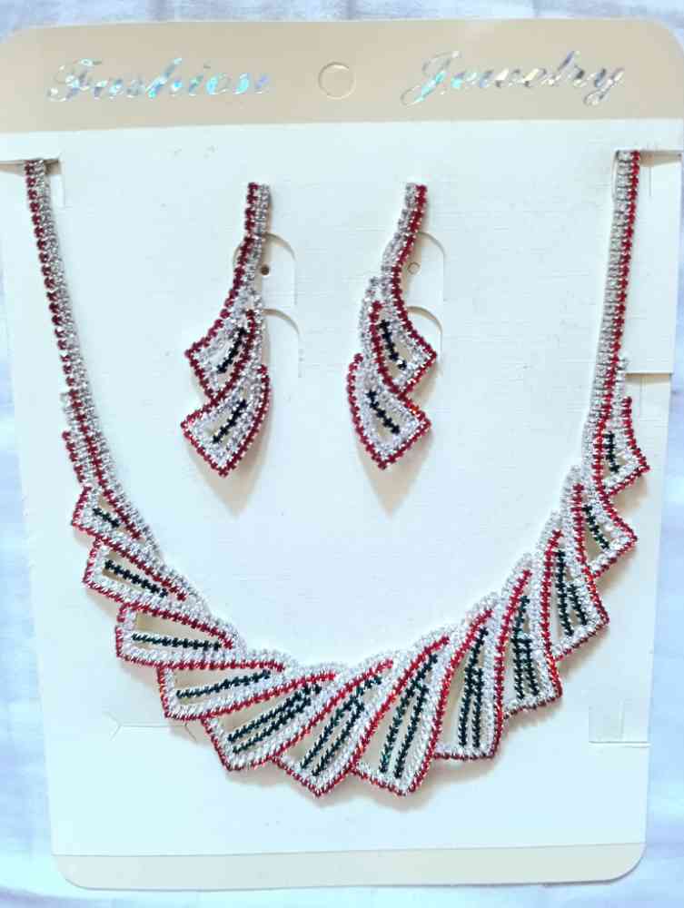 Necklace and earrings