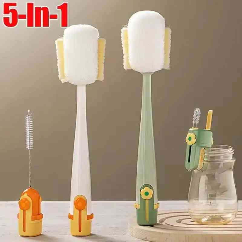 5 In 1 Bottle cleaning brush