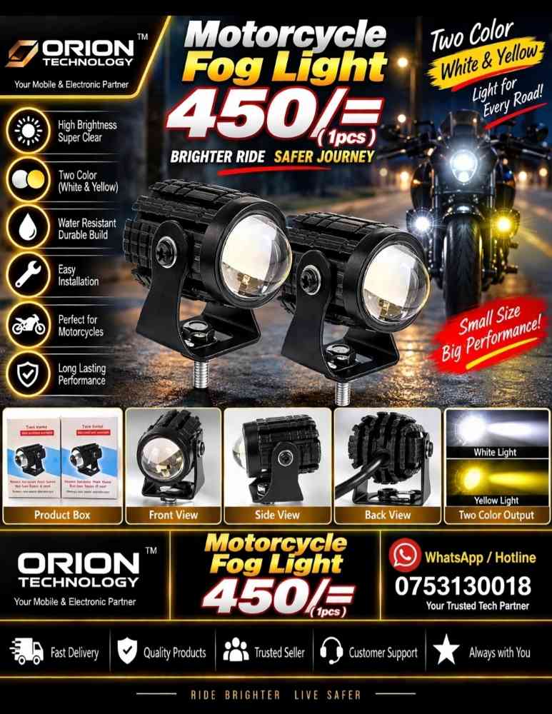 Motorcycle fog light