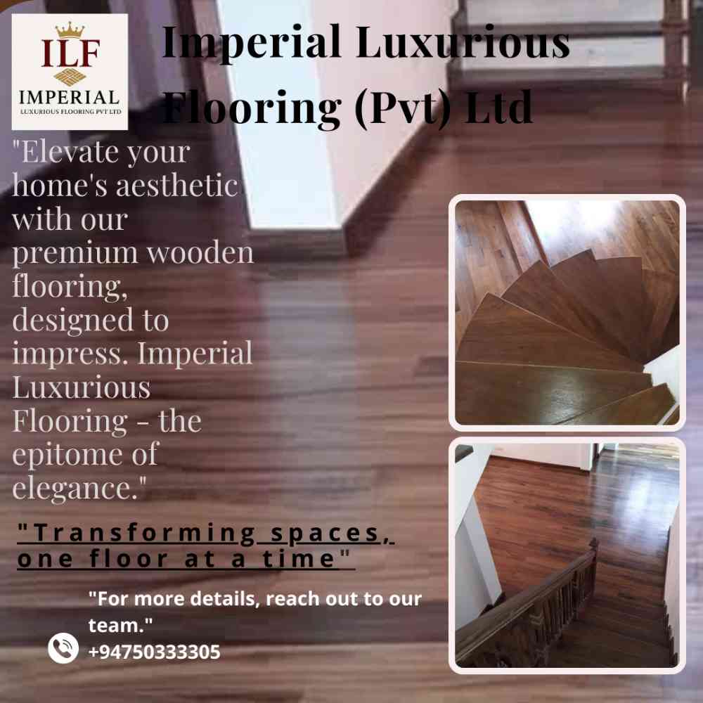 Wooden flooring & staircase