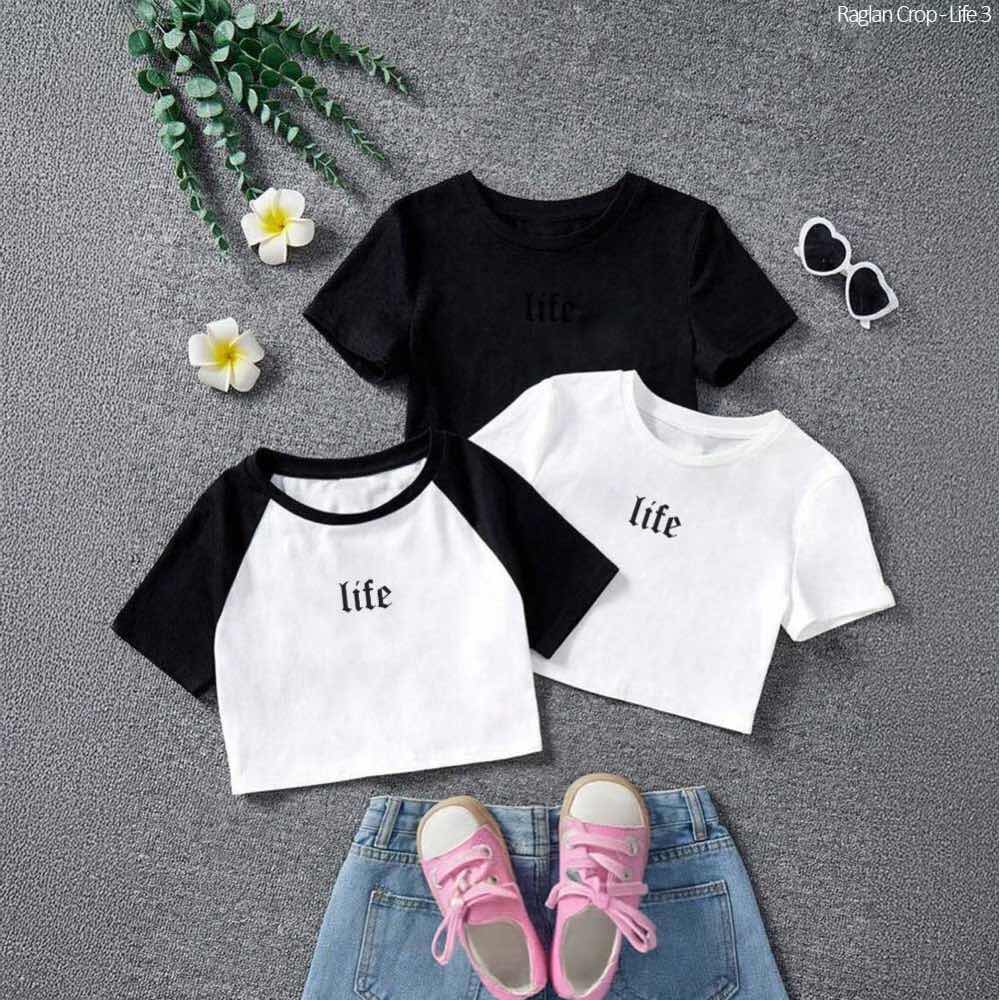 Raglan crop