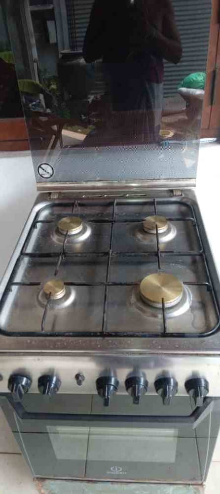 Four burner gas stove and oven