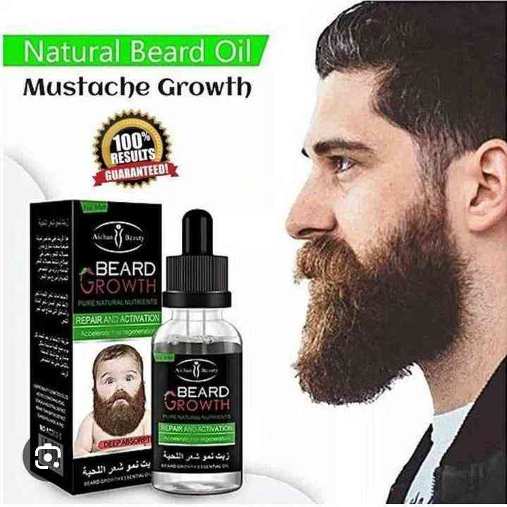 Beard growth oil
