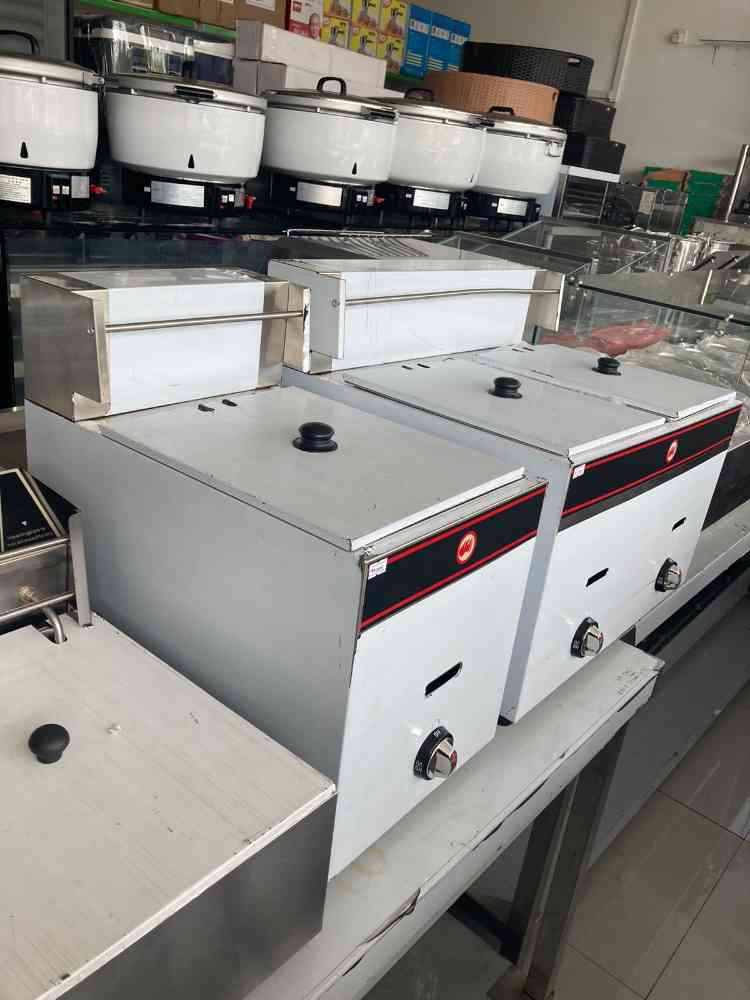 Gas deep fryer single double 7L