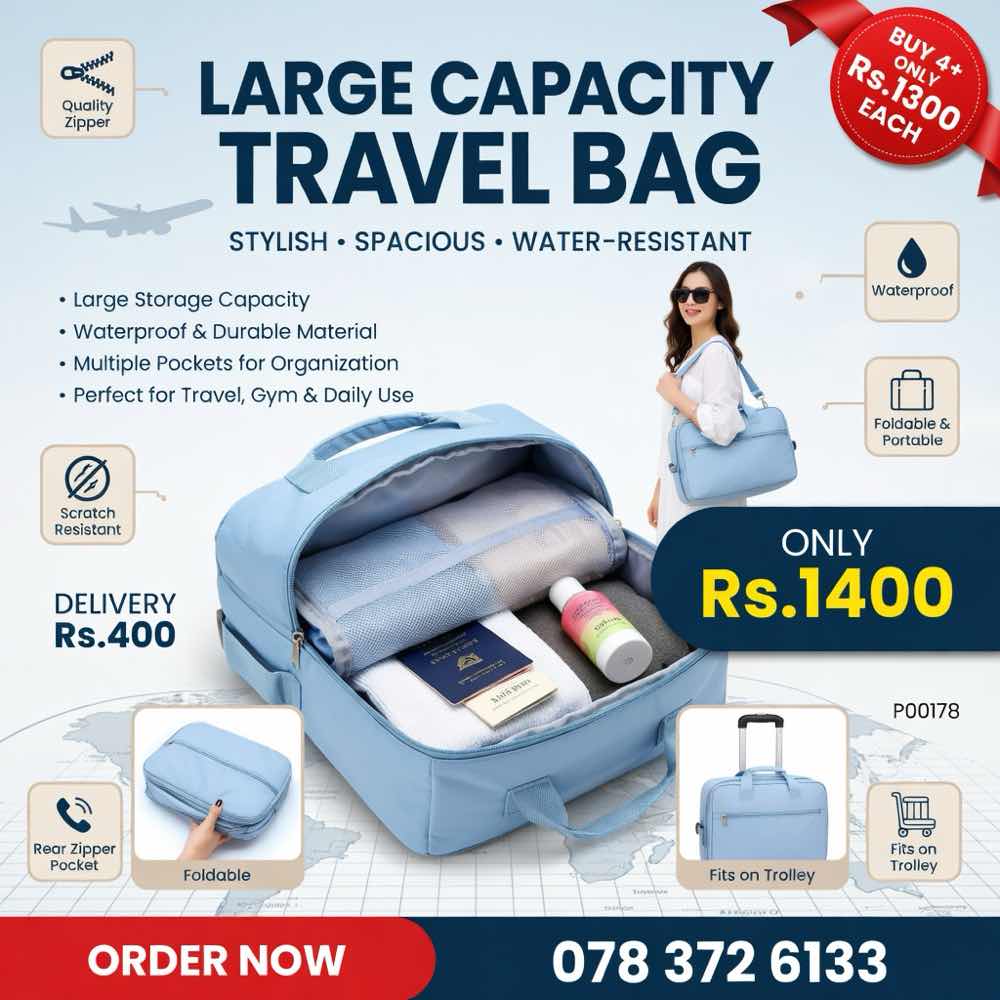 Large capacity traveling bag