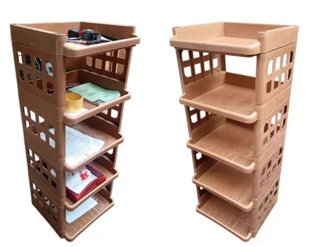 5 Layer plastic storage rack