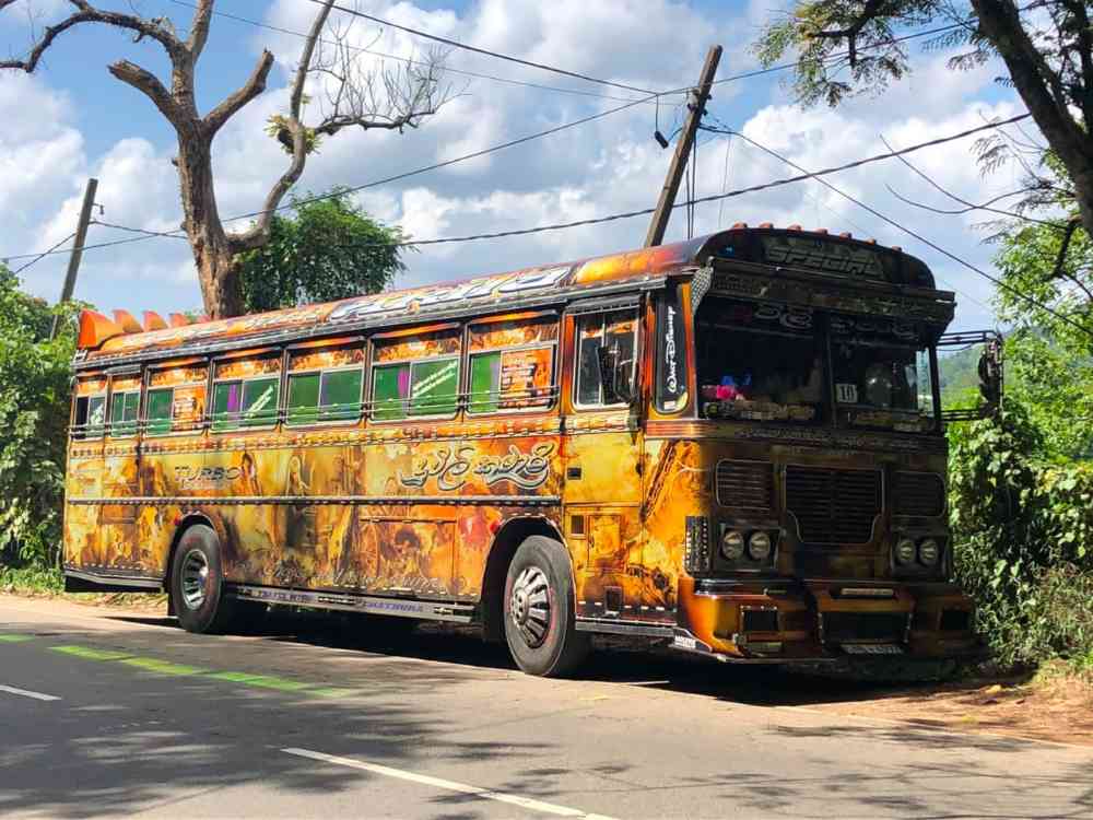 Lanka ashok leland bus