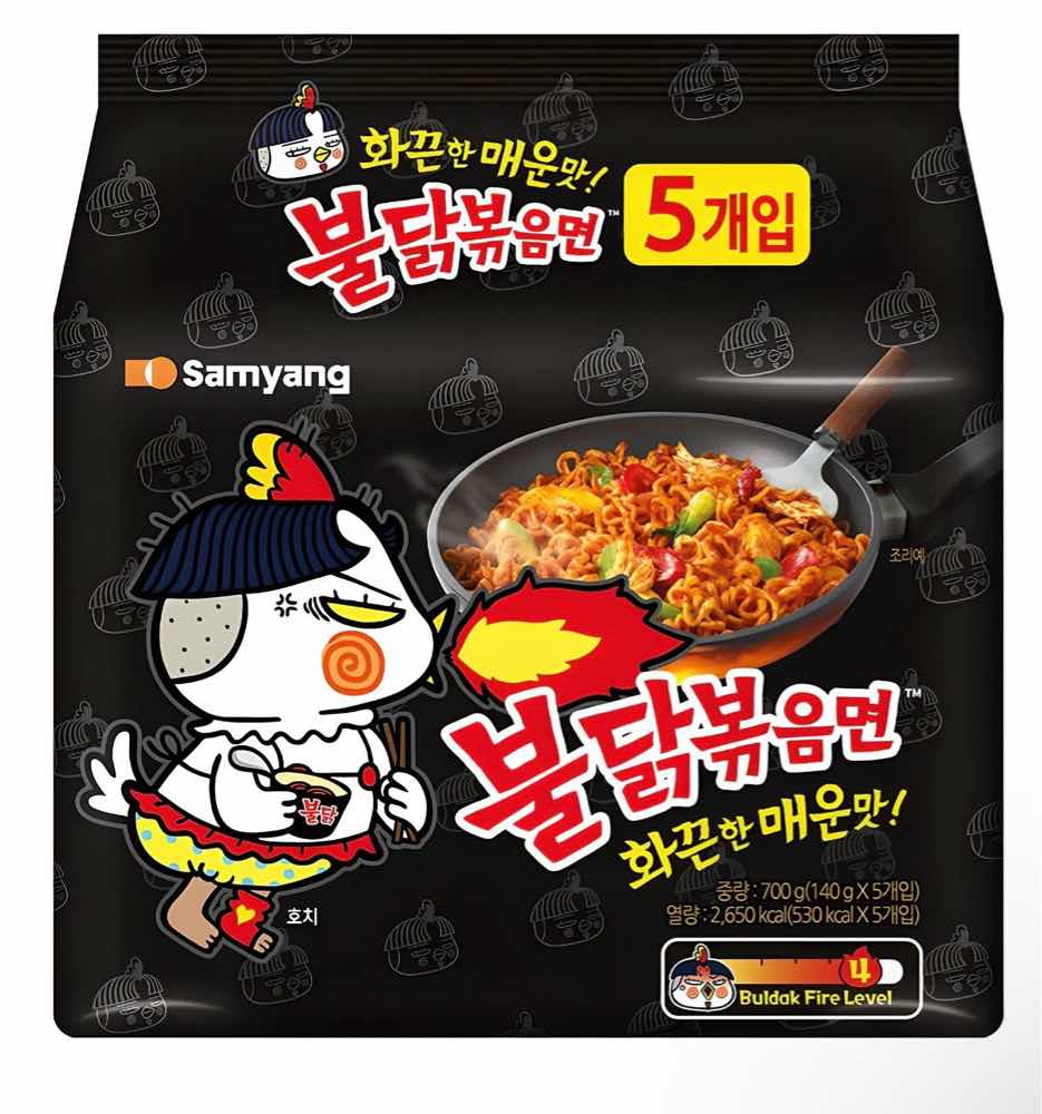 Samyang buldak fire ramen family pack