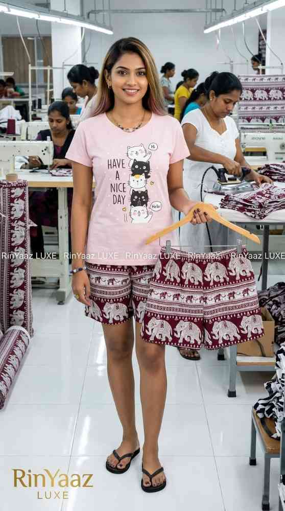 Viscose shorts