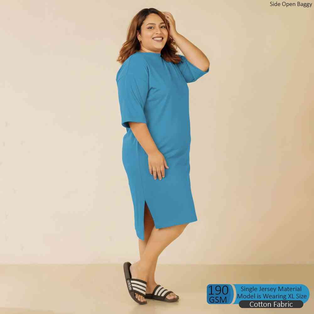 Trendy side open baggy fit