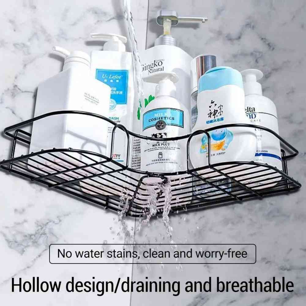 Stainless steel bathroom corner shelf