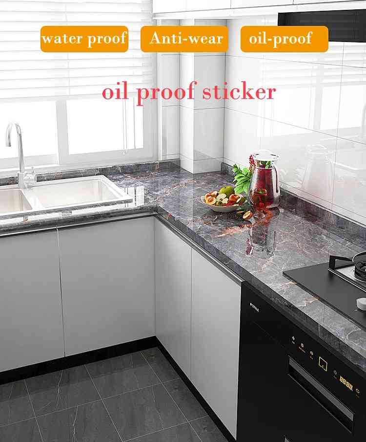Self adhesive marble wall sticker 60x5m
