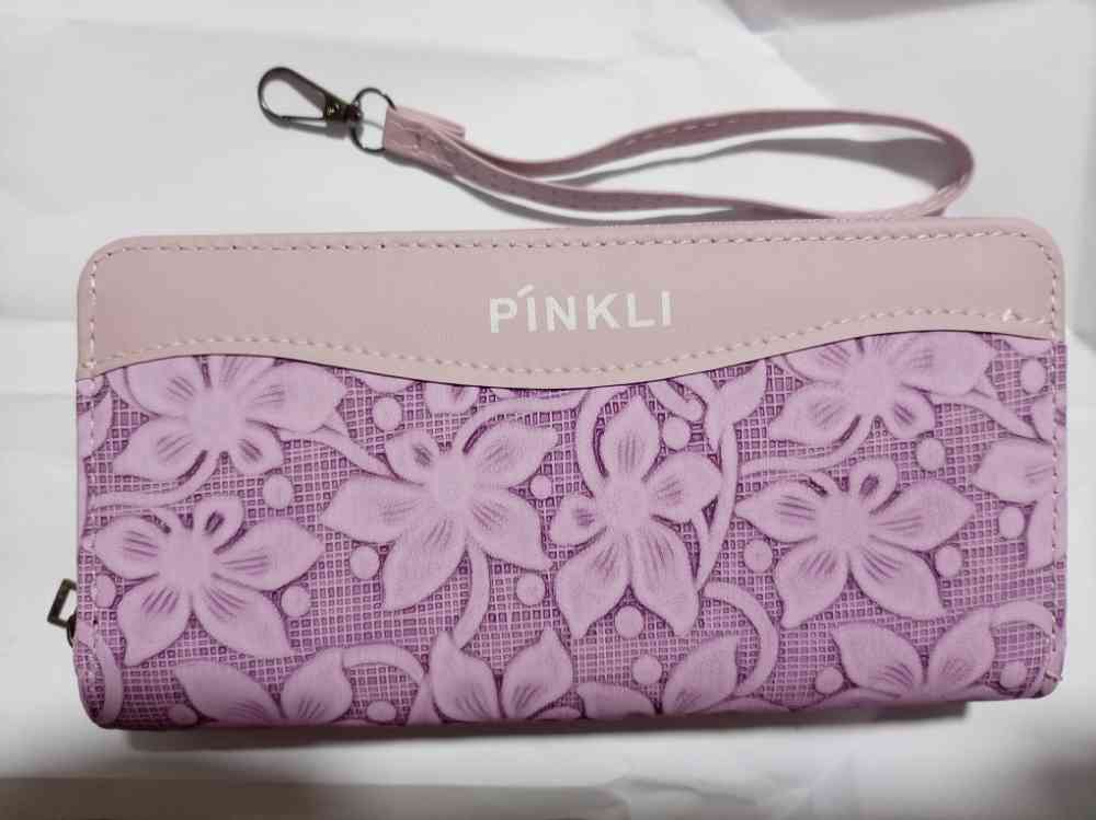 Ladies double zipper wallet