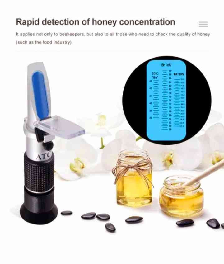 Brix refractometer for honey