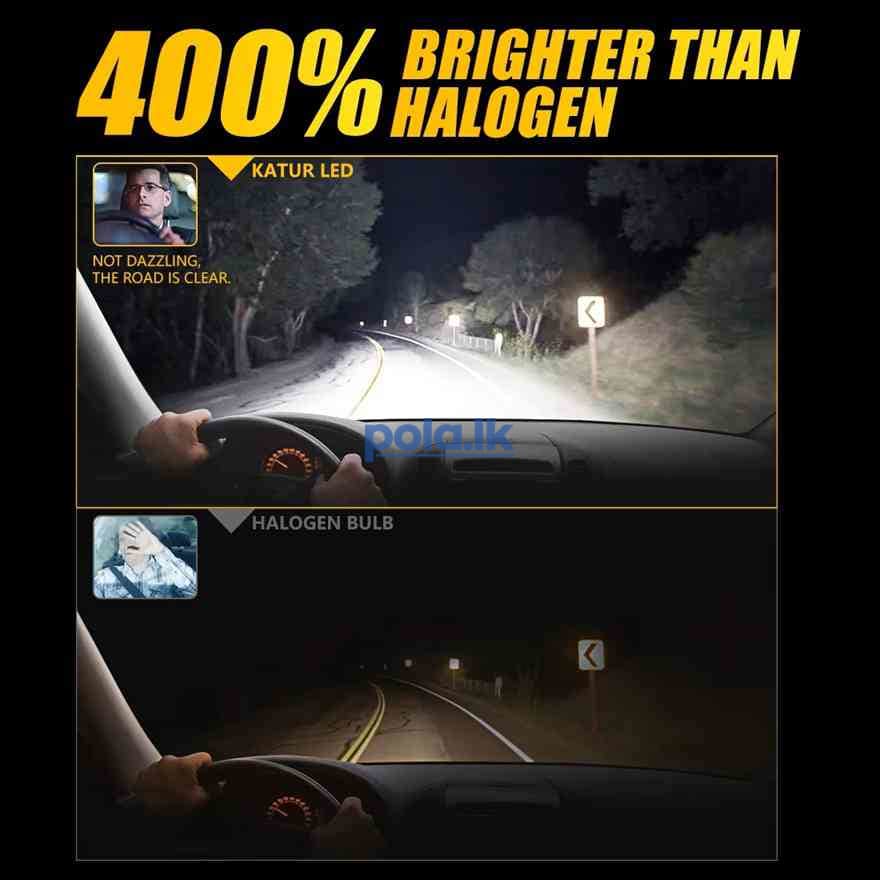 Katur H4 canbus 20000LM 100W LED headlight bulbs - photo 4