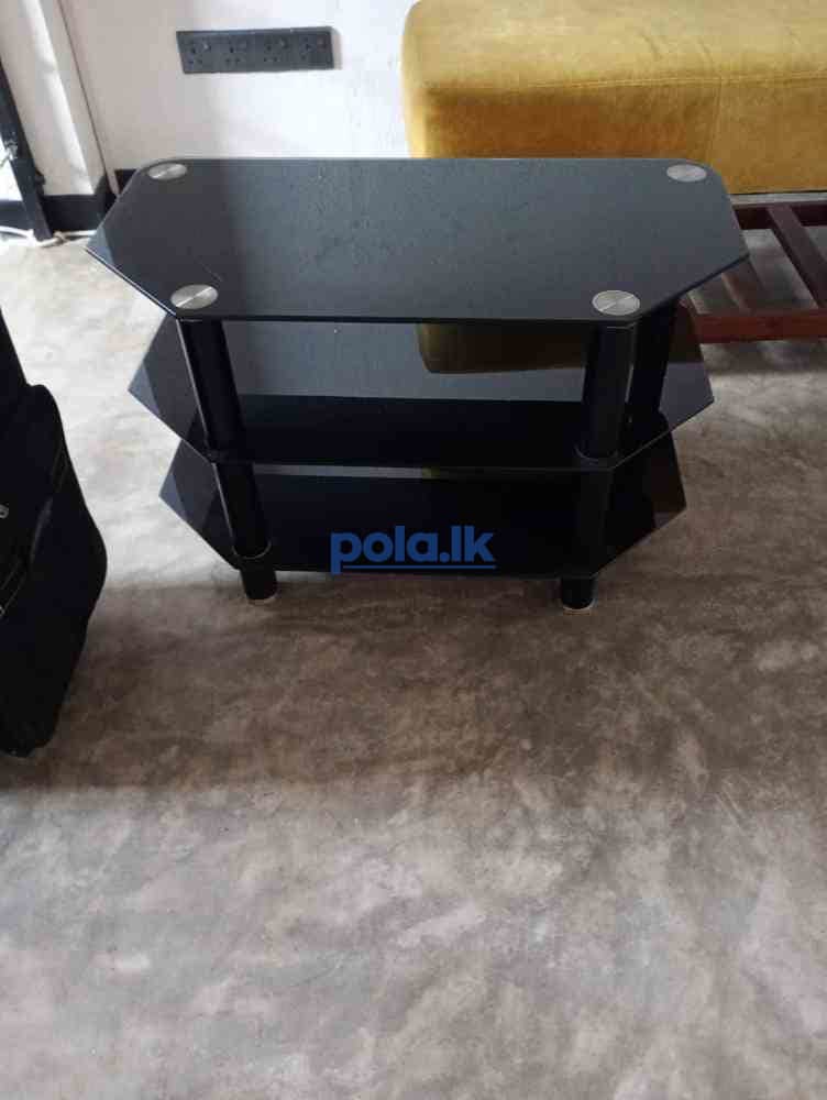 Tinted glass tv stand for sale - photo 1